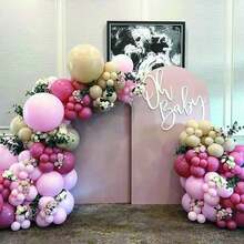 20 piezas de globos de látex rosa pálido grandes - Decoración romántica vibrante para el Día de San Valentín, bodas y celebraciones de cumpleaños - rosa carne - Ver 6