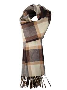 1pc Men Outdoor Scarf With Tassels,Boho Men Scarf Men Accessories Men Scarves - Multicolor - View 6