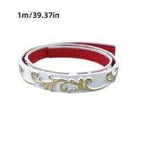 1 件 39.37/118.11 英寸 3D PVC 自粘装饰软线踢脚线天花板装饰线背景墙造型线 3D 墙贴家居装饰，白色和金色自粘柔性模压装饰，适用于镜边和家居墙面装饰