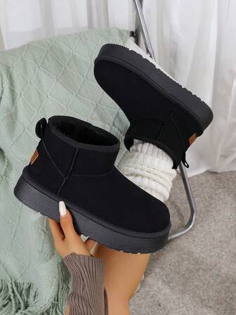 秋冬季短款雪地靴，多色可选，加厚保暖，防滑，带毛绒