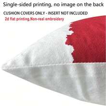 1 buc. Față de pernă cu design de om de zăpadă și brad de Crăciun, imprimare 2D plată, fără broderie, față de pernă scurtă de pluș imprimată pe o singură față, decor de casă de Crăciun, design de pluș de iarnă, închidere cu fermoar, inserția de pernă nu este inclusă, potrivită pentru petreceri de sărbători, dormitor, sufragerie, decor de terasă și verandă, canapea de casă, decorare de pat