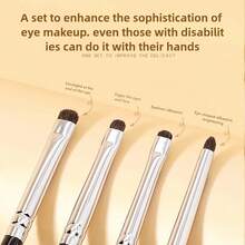 1-4 pezzi Set di pennelli per trucco occhi e eyeliner per sfumatura fine, set di pennelli, set di pennelli per trucco, set di pennelli per trucco, set di trucco completo, set di pennelli per trucco, kit di trucco completo, set di pennelli, set di pennelli per trucco, set regalo per il trucco