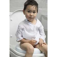 BabyU CUSHIE TUSHIE ; Padded Toilet Seat ; Toilet Training ; Fits Most Toilets
