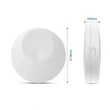 Artefacto antipérdida GPS adecuado para dispositivos antipérdida de Apple para rastreadores de ancianos, niños, mascotas y niños. - 3 blancos - Ver 3