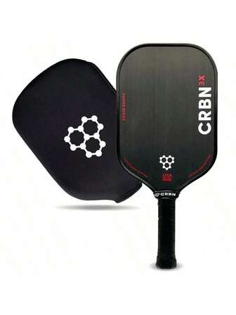 CRBN 3X 16MM Series Power Pickleball Paddle - Carbon Fiber Pickleball Paddle With Foam Injected Edges For Expanded Sweet Spot