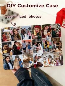 可定制 9 张照片多功能折叠式 IPadTablet 保护套 - 书本风格设计保护套，适用于第 10 代 IPad、第 7/8/9 代 10.2 英寸 IPad，兼容三星 Galaxy Tab S6 Lite 10.4 英寸，防摔 - 适合男士、女士、家人、朋友的圣诞节、新年、生日礼物