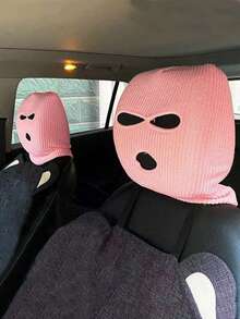 Personalized Funny Car Headrest Seat Cover, Universal Fit - Multicolor - View 13