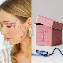 975Pcs Face Gems Hair Gems, Self-Adhesive Face Jewels Eye Jewels Rhinestones 3/4/5/6 Mm DIY Face Gems Stick On, Hair Body Rhinestones Gems Crystals Pearls For Face Makeup, Crafts (Gem_Pink){Inchcolor_nameinch:Inchgem_pinkinch} - 寶石粉紅 - 查看 6