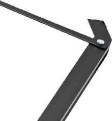 Rastra de Acero Reforzada 188 cm, para Tractor, ATV y UTV, con 2 Barras Ajustables, Ideal para Jardín, Césped y Caminos – Drag Harrow - Negro - Ver 6