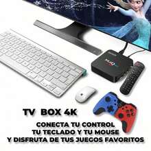 Caja Android TV 4K Smart  Pro​ - Reproductor Multimedia de Alta Definición con Android 11, WiFi Doble Banda, 1GB RAM + 8GB ROM, Incluye Control Remoto, Compatible con , , Prime Video - Negro - Ver 4