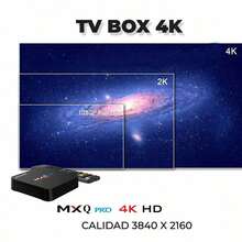 Caja Android TV 4K Smart  Pro​ - Reproductor Multimedia de Alta Definición con Android 11, WiFi Doble Banda, 1GB RAM + 8GB ROM, Incluye Control Remoto, Compatible con , , Prime Video - Negro - Ver 5