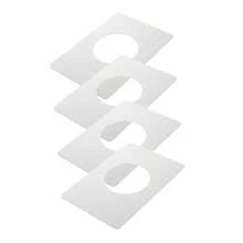 2/4pcs Door Reinforced Stainless Steel Plate, Door Lock Repair Plate, Stainless Steel Door Handle Fixing Plate Bracket, Fixing And Repairing Door Locks, Prevent Door Locks From Loosening Or Shaking, Easy To Install