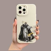 Funda de Teléfono Suave Angel Eyes con Diseño de Cruz y Impresión UV, Ofreciendo Acabado Mate y Protección de 360 Grados para Varios Modelos de , Incluyendo 11, 12, 13, 14, 15 Pro Max, 16, 17, XR, X/XS, 7, 8 Plus, SE y Mini. - Mezcla de colores - Ver 5