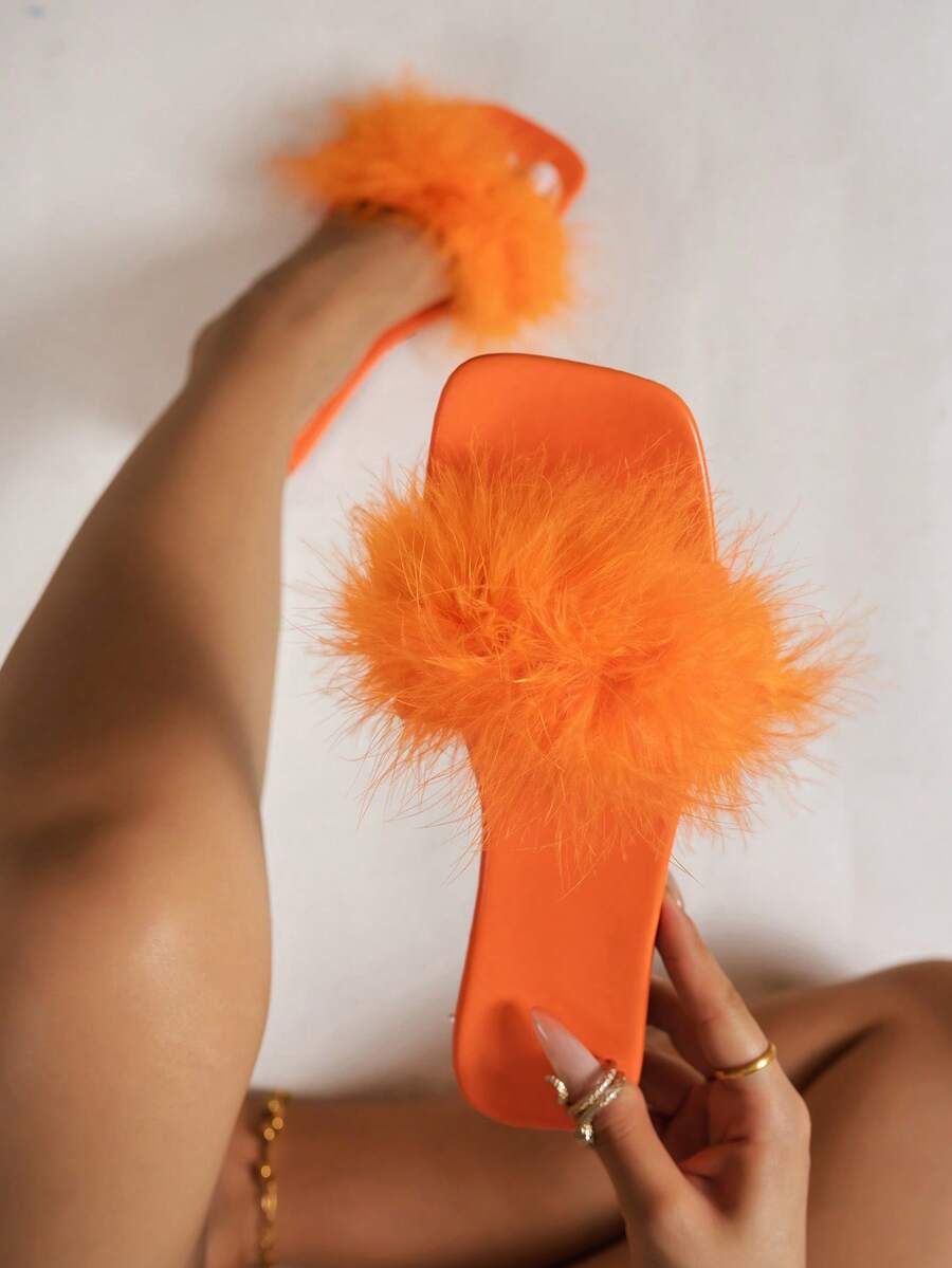 Sandales plates à bout carré pour femmes, sandales à brides de mode pour soirée, mules noires sexy à porter avec des robes, printemps/été