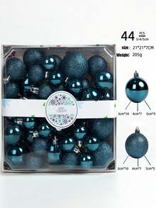 44 Pcs-Set Of Mini Shatterproof Christmas Balls,Red Christmas Ornaments,Christmas Ornaments ,Pink Christmas Decorations,Red Christmas Balls,Christmas Tree Garland Ornaments Party Decoration, Christmas Baubles, Holiday Wedding Party Decoration Hanging Balls (Assorted Colors),Christmas Winter Room Decor Christmas Decorations Home Christmas Gifts Christmas Decor