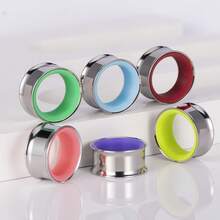 2PCS Hot 8-19MM Two-Color Stainless Steel Horn Fit Body Ear Tunnels Piercing Body Jewelry Stretcher Studs Unisex New Hypoallergenic Jewelry Women Gift