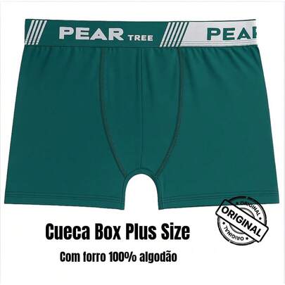 Kit 5 Cueca Box Plus Size Cueca Plus Size de Microfibra de Poliéster Cueca Adulto Plus Size Cueca Boxer
