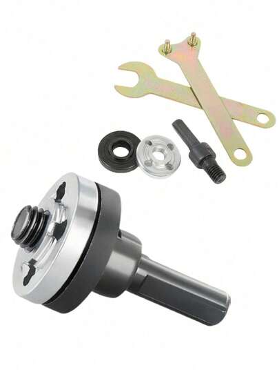 Electric Drill Conversion Head Pressure Plate, Electric Drill Accessories, Hand Electric Drill Angle Grinder Connecting Rod, Electric Drill Conversion Head Converter Cutting Angle Grinder Accessory Set