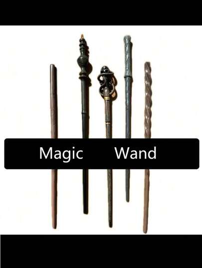 1 Stück Zauberstab, viele Arten von Zauberstäben als Weihnachts- und Halloween-Dekoration, Cosplay Zauberstäbe mit Metall-/Eisenkern als Zaubererspielzeug, Geschenk, Zauberstab für Bühnenshow, Filmimitation als Geschenk, das perfekte Geschenk für Halloween