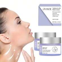 2 Pieces, Neck Firming Cream - Anti-Aging Neck Cream For Tightening And Reducing Wrinkles, Evening Skin Tone And Neck Lifting. Neck Lifting Cream Deeply Nourishes Skin, Moisturizes And Hydrates, Eliminates Neck Lines, Firms And Revitalizes, Nourishing Neck Care Cream. - Multicolor - View 4