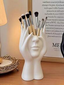 One Or Two Black And White Multi-Functional Desktop Storage Boxes, Pen Holders, Makeup Brush Holders, Decorative Vases With Facial Flowers, Home Decoration Creative Art Sculptures, Bags, Room Decoration, Bags, Makeup Bags, Dressing Tables, Travel, Makeup Bags, Travel Necessities, Storage Boxes, Storage, Travel Necessities, Makeup Bags, Makeup Bags, Office Desk Storage Boxes