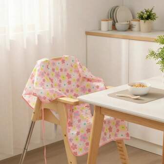 1 pieza Babero impermeable para bebé con mangas, delantal con cobertura completa para niños pequeños para alimentarse solos, babero de manga larga fácil de limpiar, cubierta para comidas sin desorden, babero de bebé con estampado lindo para niños y niñas