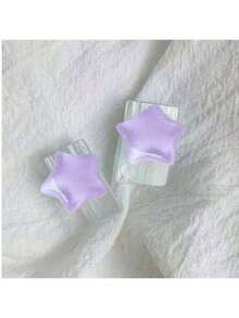 Ốp lưng bảo vệ hình sao/nơ tương thích với cáp dữ liệu chống uốn cong , bảo vệ cáp Nan, phụ kiện sạc, phụ kiện điện thoại - Màu tím - Xem 5