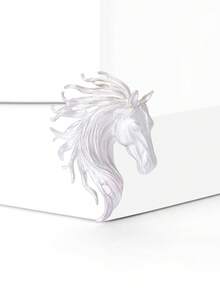 Luxury Enamel Horse Head Brooches - Animal Pins For Women Unisex Banquet Clothing Accessories/Friends Party Badge Gifts