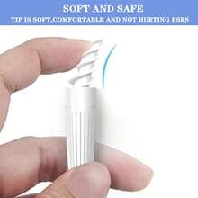 AFRT Ear Wax Removal 2025 Q-Grips Ear Wax Removal Tool Reusable And Washable Replacement Soft Silicone Tips For Cleaner Earwax Ear Wax Removal Kit Contains 7 Types Of Ear Cleaner Tools White - như hình ảnh - Xem 4
