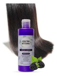 keratina artesanal para todo tipo de cabello elimina frizz Alaciado, aporta brillo y suavidad, sella puntas abiertas , alisa e hidrata, deja un Lacio / liso y brilloso, desenreda tu cabello - Multicolor - Ver 1