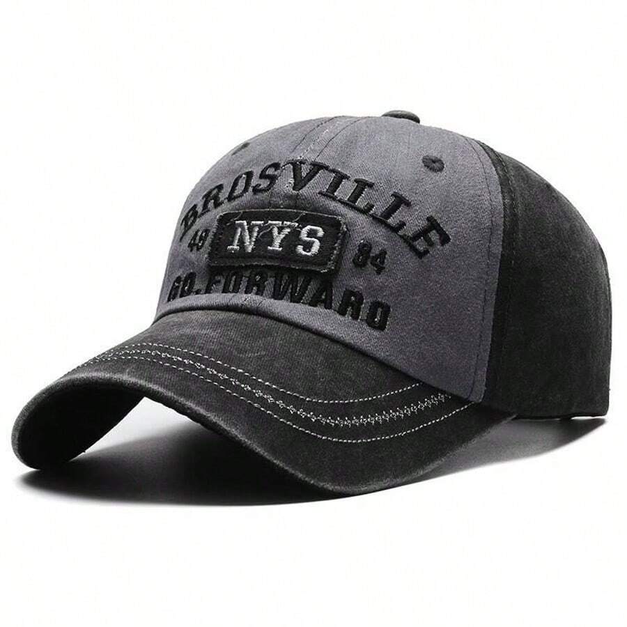 Men Baseball Cap - Grey - View 1