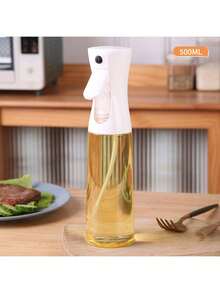 500ml/300ml/200ml Pump Spray Oil Bottle, Household Seasoning Bottle, Dust-Proof Oil Control Bottle For Air Fryer, Refillable Spray Bottle With Mist Nozzle, Portable Transparent Travel Spray Bottle For Cooking Oil, Plant Watering, Hair Salon, Cosmetics