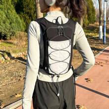 TRYXZSZ Mochila de Hidratacion para Correr, Chaleco de Hidratación para Deporte, Ligero y Cómodo, Altamente Transpirable, para Correr, Andar en Bicicleta, Maratón y Montañismo - Verde - Ver 12