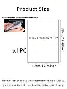 1个透明空白亚克力DIY婚礼入口指示牌，亚克力欢迎牌，婚礼欢迎牌，亚克力婚礼标牌，可定制婚礼标识，适用于生日派对、主题派对、情人节、室内/室外婚礼场地指示牌（多种尺寸可选）