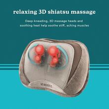 Back And Neck Massager, Portable Shiatsu All Body Massage Pillow With Heat, Targets Upper And Lower Back, Neck And Shoulders. Lightweight Travel - Tan + 1 Count (Pack Of 1) - View 4