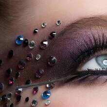975Pcs Face Gems Hair Gems, Self-Adhesive Face Jewels Eye Jewels Rhinestones 3/4/5/6 Mm DIY Face Gems Stick On, Hair Body Rhinestones Gems Crystals Pearls For Face Makeup, Crafts (Gem_Color){Inchcolor_nameinch:Inchgem_colorinch} - 寶石顏色 - 查看 6