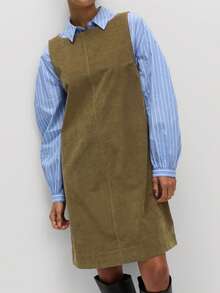 女士秋冬连衣裙，Date Garden日常家居服，迷你直筒连衣裙