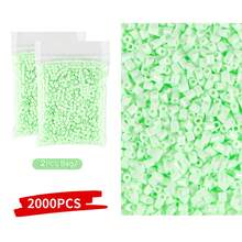 1000/2000/5000 piezas Cuentas de fusión Mini de 2.6mm, Cuentas de hierro de rompecabezas de píxeles, Juguetes educativos de alta calidad hechos a mano para manualidades