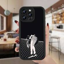 Una funda protectora suave de TPU negro cóncavo, regalo de cumpleaños o festivo para hombres y mujeres, regalo de Navidad/Año Nuevo, popular~ Adecuada para iPhone 16 15 14 13 12 11 Plus Pro - Colores mixtos - Ver 8