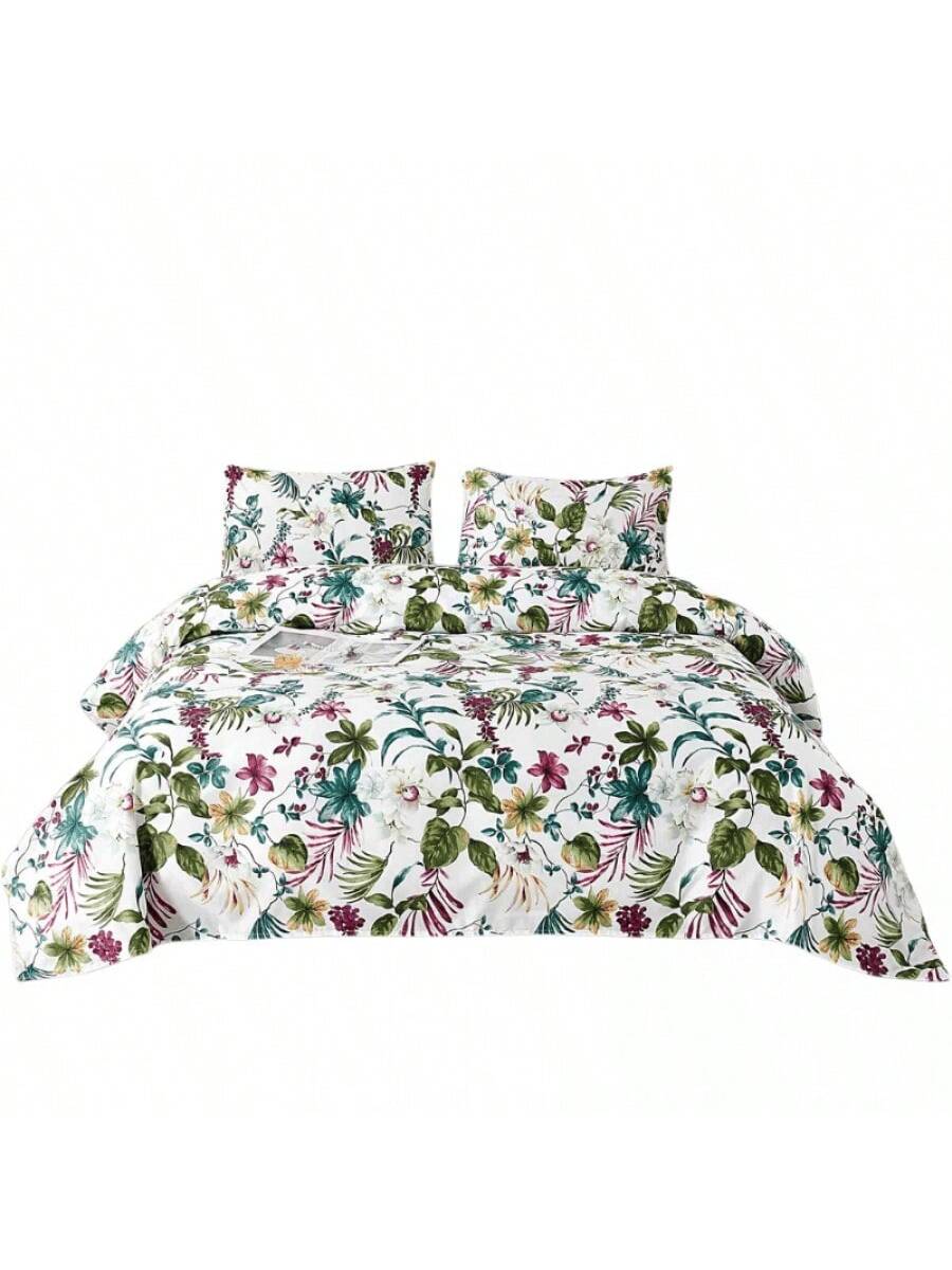 Juego de Funda Nórdica Estampado Floral multicolor