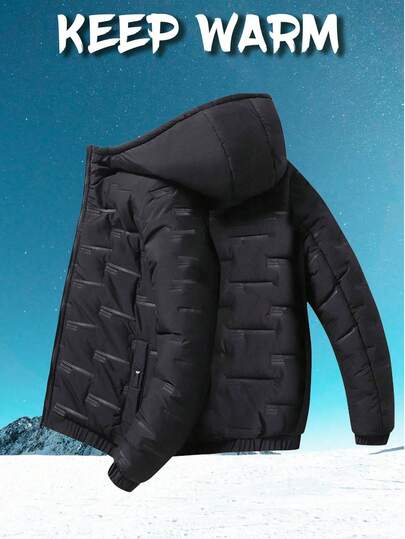 Męska lekka kurtka outdoorowa z kapturem w stylu Boyfriend, nowy, codzienny płaszcz zimowy, polar