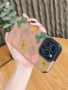 Skurrile Schmetterlings-Handyhülle, schicke ästhetische Hülle, farbenfroher Kunststil, stilvolles Modeaccessoire, kompatibel mit iphone16 pro max/16pro/16plus/16/15promax/15pro/15plus/15/14promax/14pro/14plus/14/13promax/13pro/13/12promax/12pro/12/11promax/11pro/11/X/XS/XSmax - Blau - Übersicht 11