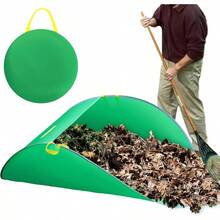 Leaf Collector, Portable Pop Up Leaf Bags, Foldable Leaf Pick Up Tools Patent Number D1005635, Reusable Yard Garden Bags For Leaves Lawn Trash - Green - View 1