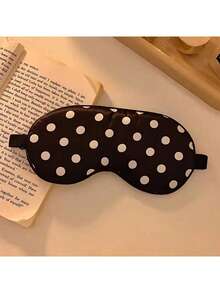 1PC Polka Dot Pattern Silk Like Elastic Band Shading Sleep Facial Mask, Sleep Mask Eye Mask, New Year Gift, Valentine's Day Gift, Christmas Gift, Holiday Daily Use, Suitable For Family Bedroom - Multicolor - View 11