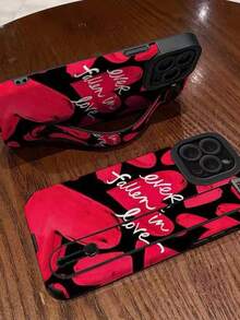1 buah Casing Ponsel Motif Hati Bertekstur dengan Pola Warna-warni, Pelindung Anti Guncangan, Kompatibel dengan Apple 11, 12, 13, 14, 12 Pro Max, 13 Pro Max, 15, 15 Pro, 15 Plus, 15 Pro Max, 16, 16 Pro, 16 Plus, 16 Pro Max, 17, 17 Pro, 17 Air, 17 Pro Max, Hadiah Liburan - MultiWarna - View 3