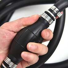 مضخة نقل الوقود يدوية شفط اليد مضخة نقل المياه مع خرطوم ناعم 8 مم لنقل البنزين والوقود والسوائل والمياه وخزان الأسماك، أنبوب شفط الوقود الأسود، مضخة نقل الزيت اليدوية، مضخة المياه اليدوية