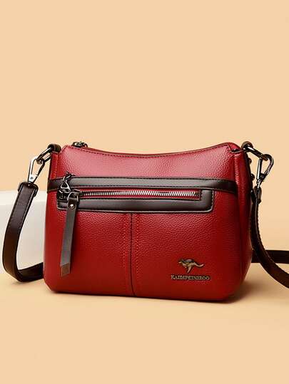 Genuine Brand PU Leather Sac Luxury Handbags Women Bags Designer Shoulder Crossbody Hand Bags For Women 2025 Purses And Handbags