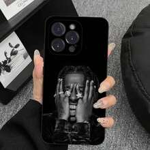 Funda de teléfono C-  compatible con  17,16,15,14,13,12,11,Plus,Pro Max,XS,X,XR,SE,Mini,8,7, funda de silicona suave negra, funda compatible con  17, funda de  17 Pro, funda de  17 Pro Max - z6 - Ver 6