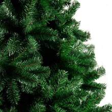 Árbol de Navidad artificial de PVC encriptado, con ramas densas, reutilizable, en múltiples tamaños - Verde - Ver 3