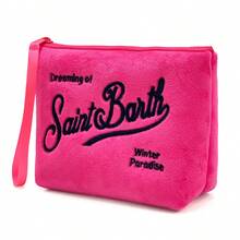 Saint Barth Nouvelle trousse de toilette en matière de plongée, trousse de toilette rayée, imperméable, résistante à l'usure, sac à main portable, polyvalente - Multicolore - Voir 1